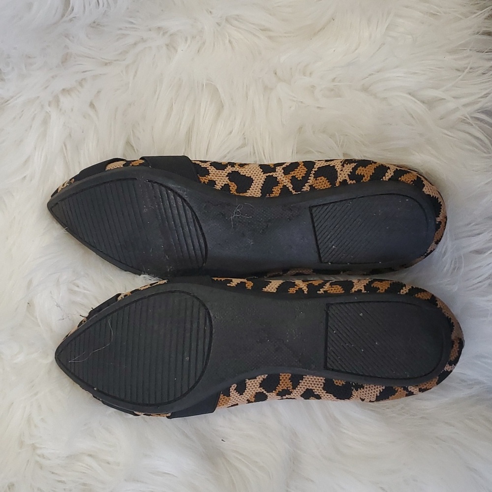 Steve Madden leopard Mob Wife  flats shoe size 8.5 - Picture 6 of 14